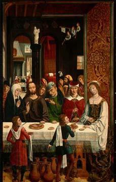 MASTER of the Catholic Kings The Marriage at Cana Norge oil painting art